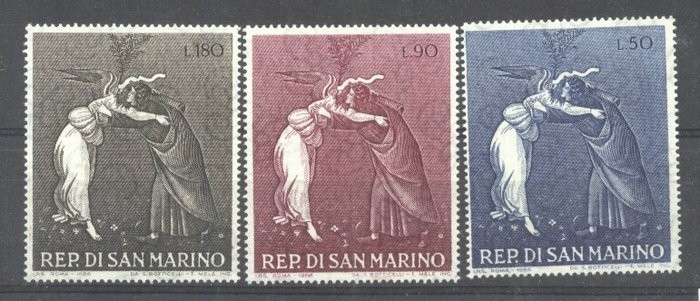 San Marino 1968 Religion, Christmas, MNH M.283