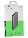Belkin 10k Power Bank Usb-c 15w Dual Usb-a 15cm Usb-a To Usb-c Space Gray