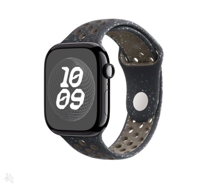 Curea sport cu orificii, THD, compatibila Apple Watch 46 mm seria 10, Apple Watch SE 44 mm, midnight sky