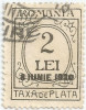 Romania, LP IV.16b/1930, Taxa de plata, supratipar 8 IUNIE 1930, eroare, oblit.2, Stampilat