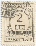 Romania, LP IV.16b/1930, Taxa de plata, supratipar 8 IUNIE 1930, eroare, oblit.2