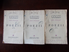 ION PILLAT, POEZII, volumul I,II,III, 1944, r1b foto