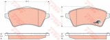 Set placute frana,frana disc LAND ROVER FREELANDER Soft Top (LN) (1998 - 2006) TRW GDB1473