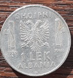 (M2401) MONEDA ALBANIA - 1 LEK 1939, OCUPATIE ITALIANA, VITTORIO EMANUELE III, Europa