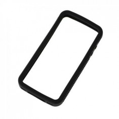 PROTECTIE SILICON NEGRU IPHONE 4 foto