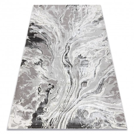 Covor BLISS Z162BZ253 gri / crem - Abstracție, modern, structural, 80x150 cm