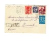 Romania 1935 - Recomandata circulata Galati - Zurich