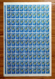 RO 1960 , LP 509 &quot; A XV-a aniv. Federatia Tineretului&quot;-serie coli de 100,stamp.