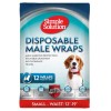 Scutece Caini Masculi Talie Mica Simple Solution S 12buc