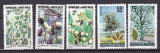 Volta 1977/78 copaci fructe MI 671-673/712-713 MNH, Nestampilat