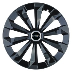 Set 4 Capace Roti 14 inchi (R14) Fame Negru, Compatibile Cu Smart
