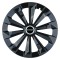 Set 4 Capace Roti 14 inchi (R14) Fame Negru, Compatibile Cu Smart