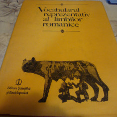 Vocabularul reprezentativ al limbilor romanice - 1988 - colectiv de autori