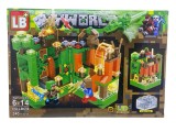 Set Constructie Minecraft Jungle LED - 240 piese- NO.LB.639D