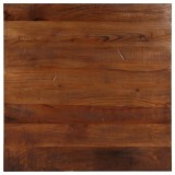 VidaXL Blat de masă pătrat, 70x70x2,5 cm, lemn masiv reciclat