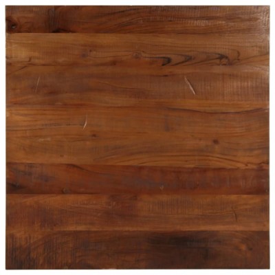 vidaXL Blat de masă pătrat, 70x70x2,5 cm, lemn masiv reciclat foto