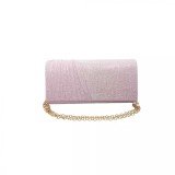Cumpara ieftin Geanta plic seara pentru ocazii si petreceri, roz, sclipici, mic, 20 x 10 cm, Magrot 24002