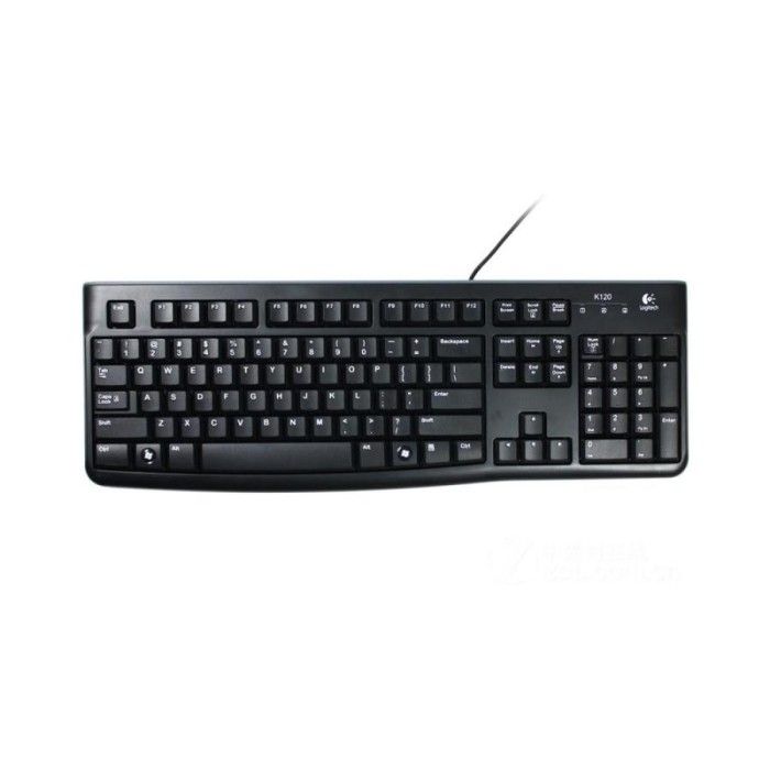 Tastatura Logitech K120 Business, USB, layout US INTL, Negru