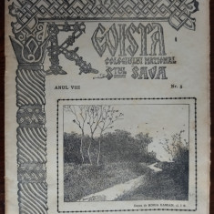 REVISTA COLEGIULUI NATIONAL SFANTUL SAVA/MARTIE 1934/CU 3 DESENE DE HORIA DAMIAN