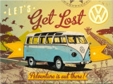 Magnet - VW Bulli - Let&#039;s Get Lost, Nostalgic Art Merchandising