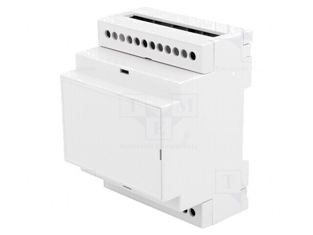 Carcasă pentru șină DIN gri 90x71x53mm