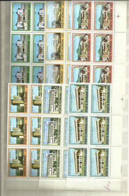 Romania MNH 1979 - Arhitectura romaneasca contemporana - LP 983 X6 foto