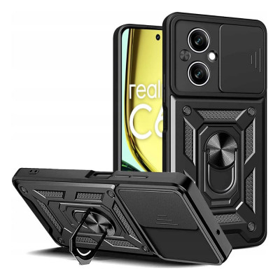 Husa Antisoc Realme C67 4G cu Protectie Camera Negru TCSS foto