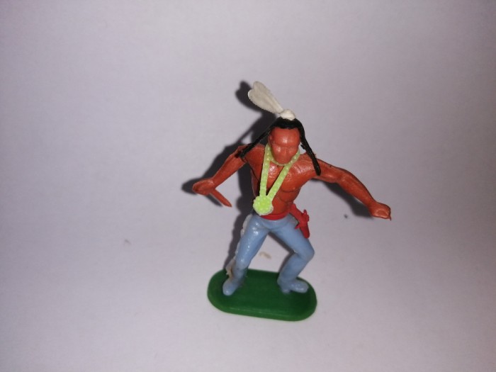 bnk jc Figurina de plastic - indian - Hong Kong copie Timpo