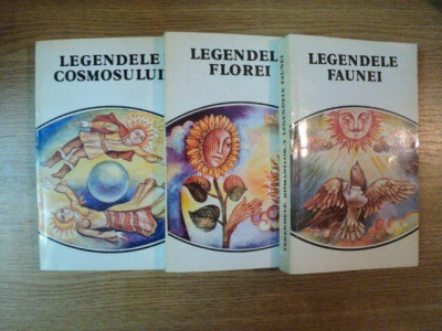 LEGENDELE ROMANILOR VOL. I - III ( LEGENDELE COSMOSULUI , LEGENDELE FLOREI , LEGENDELE FAUNEI ) foto