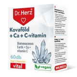 Capsule cu pamant de diatomee, calciu si vitamina C Dr Herz 60 buc