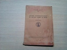 STUDIU FITOSOCIOLOGIC IN MUNTII CODRU SI MUMA - Ana M. Pauca Monitorul Oficial, 1941, 120 p. cu planse si harti