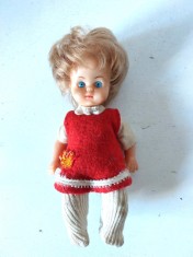 Papusa ARI Germania, vintage, nr 3402, stanta, anii 60, 15cm, colectie