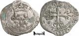 1417-1419, Gros Florette - Carol al VI-lea - La Rochelle - Regatul Franței, Europa, Argint