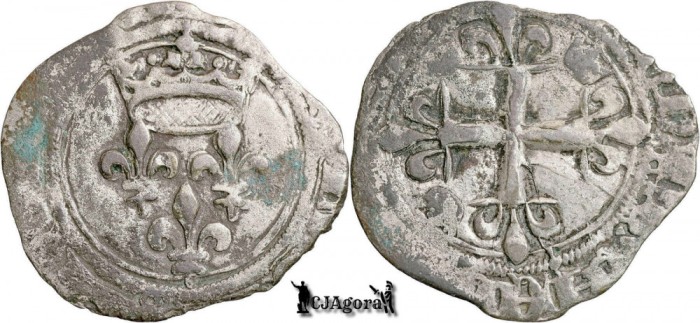 1417-1419, Gros Florette - Carol al VI-lea - La Rochelle - Regatul Franței