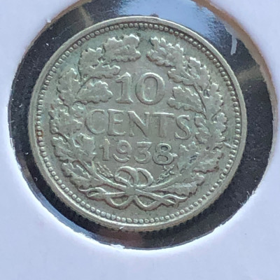 a600 Olanda 10 centi 1938 foto