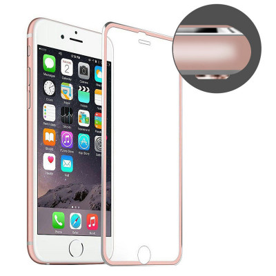 Folie Protectie ecran antisoc Apple iPhone 7 Enkay Tempered Glass Full Face Roz foto