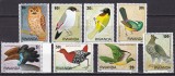 Rwanda 1980 fauna pasari MI 1019-1026 MNH, Nestampilat