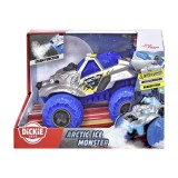 DICKIE MASINA DE TEREN ARCTIC ICE MONSTER CU LUMINI SUNETE SUSPENSII SI FUNCTIE