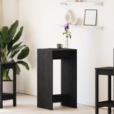 vidaXL Masa de bar, stejar negru, 51x50x103,5 cm lemn prelucrat