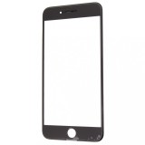 Geam Sticla cu OCA iPhone 7 Plus Negru, Complet - Inlocuire Ecran Premium