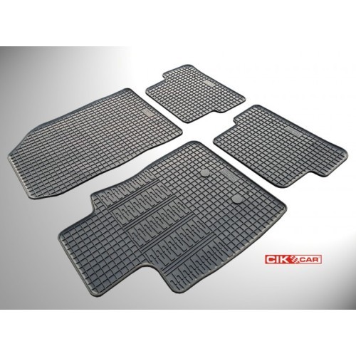 Set covorase auto din cauciuc Renault Clio 3 (R0/1) 2005-2012; Renault Modus 2005-2011, Negre AutoDrive ProParts