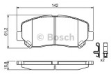 Set placute frana,frana disc MAZDA CX-5 (KE, GH) (2011 - 2016) BOSCH 0 986 494 675