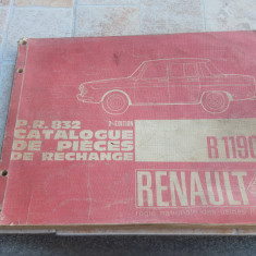 Manual reparație piese Renault R10 1967 vintage