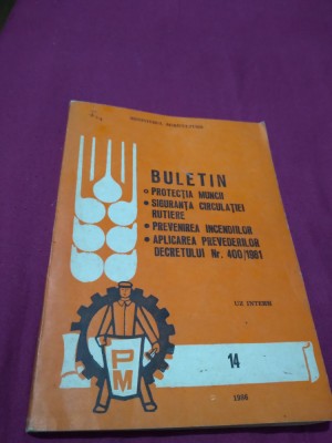 BULETIN PROTECTIA MUNCII foto