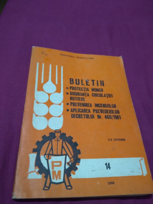 BULETIN PROTECTIA MUNCII