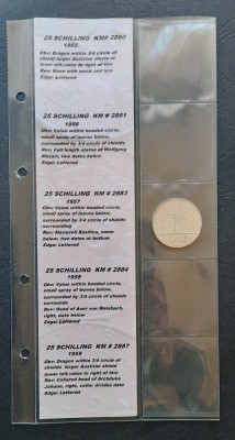 25 Schilling &amp;quot;Mariazell&amp;quot; 1957, Austria, in folie numismatica - A 3225 foto