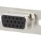 Conector D-Sub 15 Pin Mamă Lipire Gold
