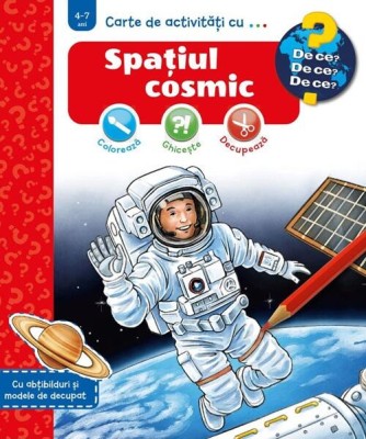Carte De Activitati Cu .... Spatiul Cosmic, Dominique Conte, Joachim Krause - Editura Casa foto