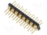 Conector şiruri pini tată 16 PIN 2,54mm aurit THT SAMTEC