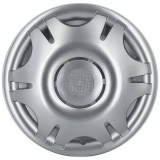 Set 4 Capace Roți Auto ALM, 16 inch, Negru, Design Premium - Fără Embleme